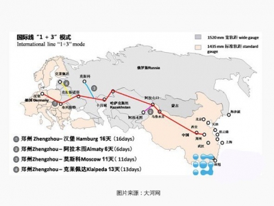 郑欧班列 郑州到欧洲汉堡铁运班列 郑州到比利时列日铁运班列 郑州到莫斯科铁运班列